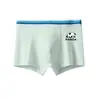Ropa interior de malla de seda helada para niños, pantalones cortos tipo bóxer finos de verano con estampado de panda para niños mayores, pantalones cortos tipo bóxer para estudiantes, exportación