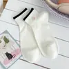 Calcetines Lindos para Mujer, Calcetines Cortos, Calcetines Finos de Algodón de Verano, Malla Transpirable Bordados Deportivos Anti-Olor Calcetines Cortos para Niñas