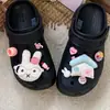 Acessórios de Flor para Crocs DIY Fofos Pelúcia Cartoon Xiaomi Fei Casa Pequena Fivela de Sapato Superior Adaptação Atacado Comércio Exterior