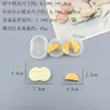 Vaca cepillada sándwich de galleta enrollada molde de silicona extensible para amasar volteo a mano chocolate horneado grado alimenticio