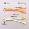Cordão de celular cor de doce, pingente de bolsa, cordão de estilo fofo, acessório para celular e chave, alça curta de bolsa com contas