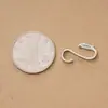 Prata de lei S925, vintage, maciço, fecho de águia de prata único, fecho de gancho de águia, pulseira masculina DIY, acessório de joia de prata, fecho grande