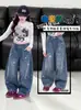 Pantalones vaqueros para niña, ropa de otoño, nuevos y elegantes pantalones anchos acampanados holgados para niños 2026, pantalones largos de primavera y otoño