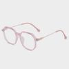 Lentes para teléfono móvil TR90 Polígono estilo coreano con luz anti-azul para niños y niñas Montura de gafas Popular en Internet Street Beat Montura de gafas