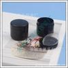 Frasco de Gesso Preto Amostra 25g Frasco de Cera Tambor de Pó 25ml Frasco de Creme Frasco de Pó para Máscara Frasco de Boca Larga