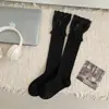 Calcetines hasta la pantorrilla con ribete de encaje Estilo Dulce Japonés Ballet Calcetines Largos para Bota Estilo Dulce Fresco Puro Deseo Otoño Calcetines Sin Costuras Apilados