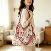 Bolsa de Ombro Único com Estampa Floral Feminina Grande Capacidade Bolsa Tote Estilo Coreano Moda Bolsa de Mão 2026 Nova Bolsa de Verão Versátil Fábrica