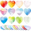 Notas Adhesivas de Corazón de Colores Personalizadas Transfronterizas, Notas Adhesivas Creativas Rasgables Reutilizables para Agendas Escolares, Notas de Mensajes de Oficina y Bloc de Notas