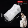 Molde de vela aromática ins Wind para atacado, molde 3D abstrato de corpo humano, molde de silicone para sabonete com óleo essencial DIY, rosto tridimensional