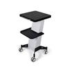 Carrito de instrumento de belleza de burbujas pequeñas base de máquina de lavado de cejas de agua y luz de escritorio especial para salón de belleza estante móvil