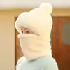 Chapéu para Mulheres, Máscara de Ciclismo de Inverno, Capuz de Rosto Inteiro, Cachecol de Pescoço à Prova de Vento, Proteção de Orelha com Forro de Lã, Cobertura para a Cabeça, Chapéu Integrado Quente