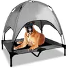 Casa para Mascotas de Textileno, Cama Universal Lavable para Perros, Jaula para Perros, Cama para Gatos y Perros a Prueba de Humedad Elevada del Suelo, Cama de Campamento