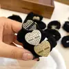 Amor Corda Diamond Head senso de alta qualidade estilo miu grossa alta elasticidade não machuca o cabelo sem costura elástico de cabelo elástico Novo estilo coreano