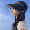Nuevo Sombrero de Sol Plegable Protector Facial UV Gorra Vacía con Visera Ciclismo Protección Solar al Aire Libre Sombrero de Sol de Verano Sombrero