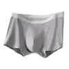 Roupa Íntima Masculina Boxer de Algodão Puro Sem Costura com Grafeno Antibacteriano Respirável Tamanho Grande Calça Jovem