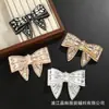 Accesorios de Lazo con Pedrería de Lujo Ligero, Parches Pequeños de Lazo Estilo Chanel, Pinzas para el Cabello, Materiales para Manualidades de Zapatos y Bolsos al por Mayor