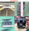 Juego Completo de Accesorios para Cama Plegable, Piezas de Plástico para Camas de Siesta, Conectores de Cama de Diez Patas, Conectores a Presión para Cama de Exterior, Piezas