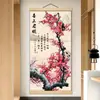 Nuevos Cuadros Colgantes de Estilo Chino para Sala de Estar, Estudio, Arte en Rollo, Vestíbulo de Entrada, Decoración de Pared de Fondo, Pinturas de Paisaje