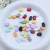 Nueva Cadena para Teléfono Móvil de Aleación con Cuentas de Rábano Pintado Accesorios DIY Llavero Pulsera Creativa Hecha a Mano Material de Fruta
