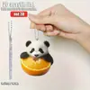 Producto Nuevo Transfronterizo Colgante Plano 2D Naranja Panda Decoración para Coche Dibujo Animado Artículo Predeterminado Decoración Interior de Coche África Europa