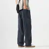 Pantalones Casuales Paul Workwear para Hombre, Transpirables de Verano, Cómodos, Holgados, Delgados, Modernos, Versátiles, Pantalones Rectos con Cordón