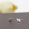 Pendientes pequeños sencillos de aguja de plata s925 estilo coreano, pendientes atmosféricos de alta gama, moda, estilo Ins, pendientes para mujer, venta al por mayor