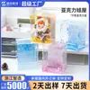 Casa de Muñecas de Acrílico, Caja para Muñecas, Vitrina para Figuras, Estante de Exhibición para Almacenamiento de Cajas Sorpresa, Figura de Muñeca, Caja de Acrílico