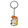 Accesorios de Cómics Crayon Shin-Chan Llavero Suave de PVC Colgante Lindo para Coche Accesorios para Mochila Escolar de Estudiante Llavero