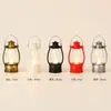 Linterna Mini Pequeña Luces Decorativas Navideñas Retro Linterna de Caballo Pequeña de Mano Luces de Ambiente para Fiesta de Halloween Adorno de Lámpara de Queroseno