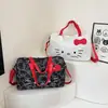 Bolsa de mano, bolsa de gimnasio, bolsa casual de dibujos animados para viajes cortos, estilo nuevo simple, bolso de hombro único, gran capacidad, anime 2025