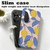 Morandi Rosa Claro Limón Planta Iphone18Pro Chicas Nuevo Estuche para Teléfono Móvil Apple 16Pro Película Estuche Rígido