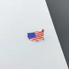 Comercio Exterior Nuevo Mapa de Banderas Francesa y Británica Torre Creativa Edificio Tendencia de Moda Broche Creativo Personalizado