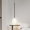 Lámpara de mesita de noche para dormitorio, candelabro pequeño, moderno simple, creativo, para bar, restaurante, lámpara de pared de TV, lámpara de sala de estar, candelabro redondo de una sola cabeza