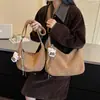 2026 Bolsa Grande Capacidade Outono Feminina Nova Moda para o Trabalho Multiuso Ombro Transversal Bolsa Tote Versátil Bolsa Bolinho