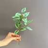 Folha de Douban Planta Falsa Verde Folha Única Material Flor Falsa Folha de Eucalipto Sobrancelha e Olho Decoração Ornamento Atacado