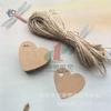 Etiquetas de Papel Kraft en Forma de Corazón para Regalos de Repostería, Etiquetas Decorativas para Mensajes de Scrapbook, Etiquetas para Decoración de Repostería