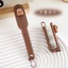 Pente de cabelo fofo de urso de desenho animado, porquinho da índia, pente dobrável portátil, dormitório estudantil, dentes macios, pente de cabelo, pente de plástico