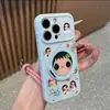 Soporte giratorio Cartoon Little Jade, adecuado para fundas de teléfono Apple 17 Pro Max, diseño lindo para niñas, también compatible con teléfonos Huawei y Xiaomi, ventana de visualización grande