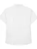 Roupas Femininas Transfronteiriças Chegadas de Verão 2026 Moda Estilo Europeu e Americano Versátil Camisa de Popeline com Detalhe de Nó para Mulheres 2904/256
