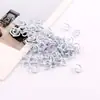 Accesorios para Joyería DIY 1.2*8mm Metal Pintura de Colores Anillo de Conexión de Círculo Único con Material Hecho a Mano Anillo Abierto