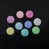 Cuentas Redondas Transparentes Frosted de Acrílico de 16 mm Color Macarrón Cuentas Sueltas Cadena para Teléfono Móvil Pulsera Joyería Accesorios Hechos a Mano DIY