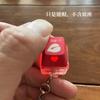 Adecuado para el mérito de corazón de píxel de amor rojo 1 descompresión PBT sublimación de dibujos animados lindo bricolaje teclado mecánico tecla tapa