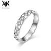 Anel feminino INS com vento frio em aço inoxidável esculpido com diamante incrustado de diamante joias de mão de aço titânio totalmente cravejadas de diamante fabricantes estoque