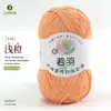 Ruoyu Hilo de Algodón Peinado de 5 Hilos para Bebé, Bolas Gruesas de Lana para DIY, Bolsa de Materiales para Crochet Hecho a Mano, Hilo de Algodón