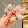 Elástico para el pelo elegante y lujoso para el uso diario, no aprieta el cabello, nuevo estilo con un look relajado y elegante para mujeres
