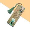 Marcapáginas de Bambú Nanzhu con Poesía de Nan Lan, Estilo Chino Clásico Cultural y Creativo Marcapáginas de Bambú para Estudiantes para Aprender Poesía Antigua, Marcapáginas Creativo