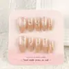Código 10 Piezas Explosiones de Tono Vibrante Piezas de Manicura Dulce Fresco Kulomi Parche de Uñas Amor Piezas de Uñas para Usar en la Mano