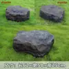Tapa de alcantarilla Decoración Fibra de vidrio Escultura de piedra falsa Adorno Jardín Paisajismo Equipo de embellecimiento Tapa