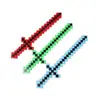 Espada de Grade Brilhante Versão Tiktok Jogo Minecraft Espada de Grade com Som Brilhante Espada Mosaico Brinquedo Venda por Atacado