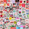 110 Peças. Viagem a Tóquio. Adesivos para Mini Diário. Adesivos para Decoração de Caderno de Diário DIY para Celular